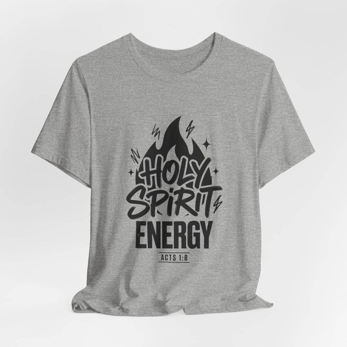Holy Spirit Energy T-Shirt — Christian Streetwear Groovy Typography