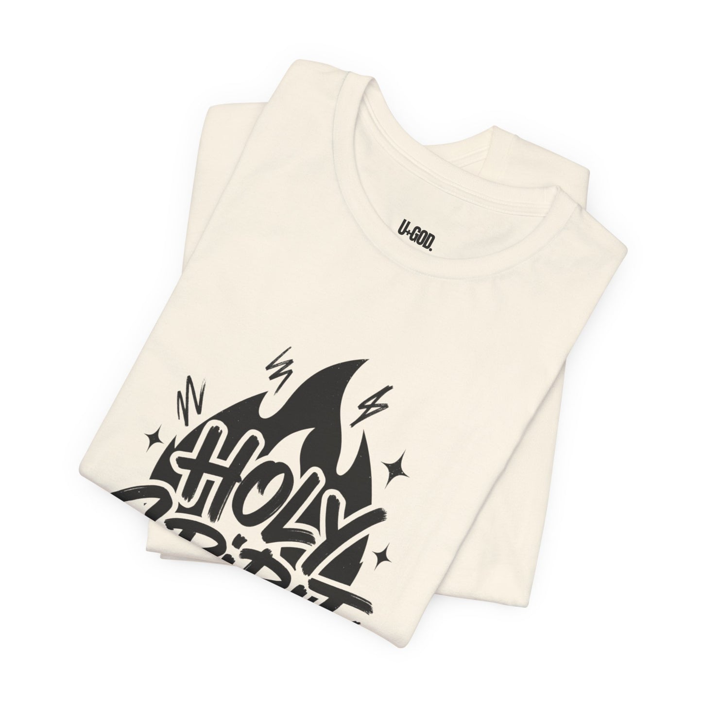 Holy Spirit Energy T-Shirt — Christian Streetwear Groovy Typography