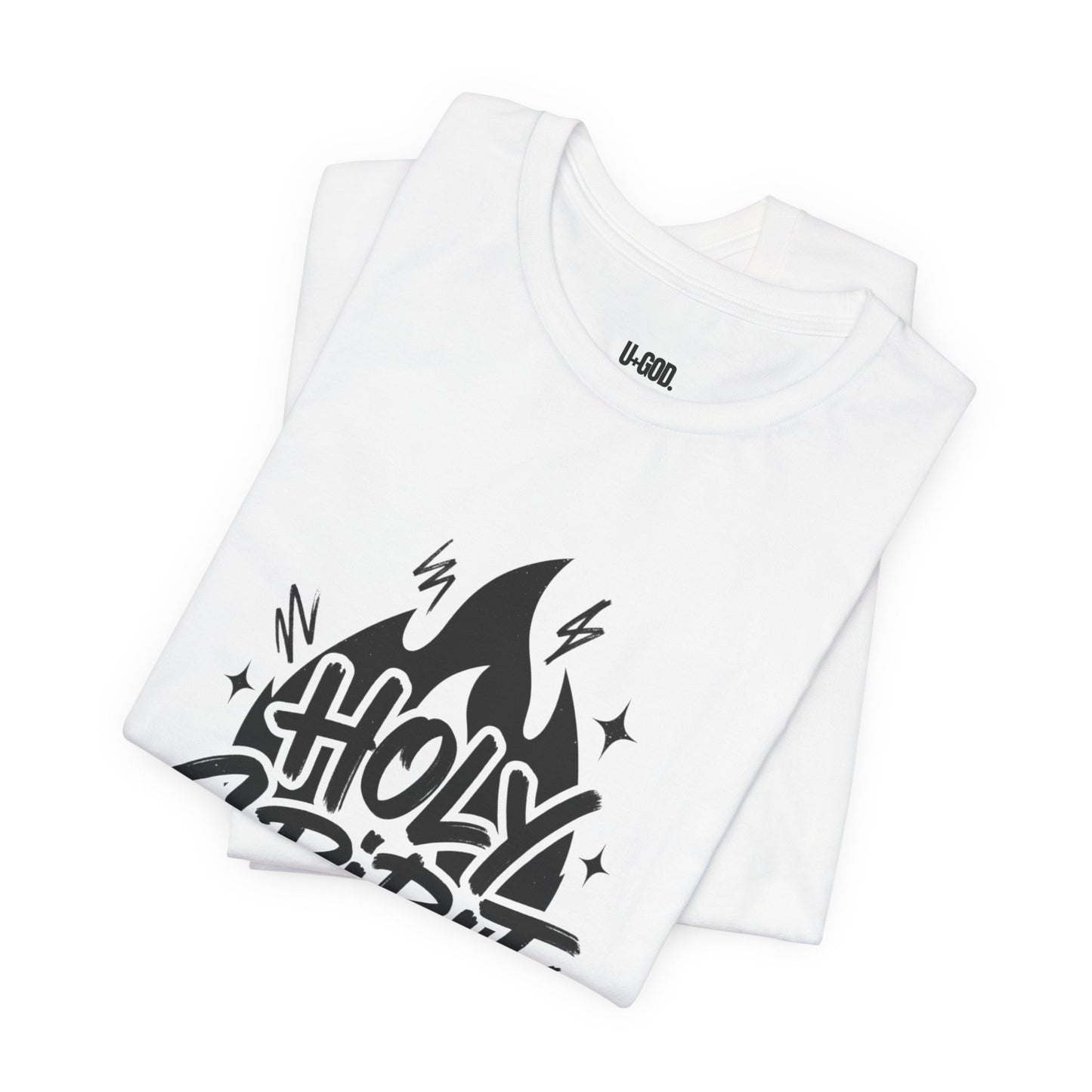 Holy Spirit Energy T-Shirt — Christian Streetwear Groovy Typography