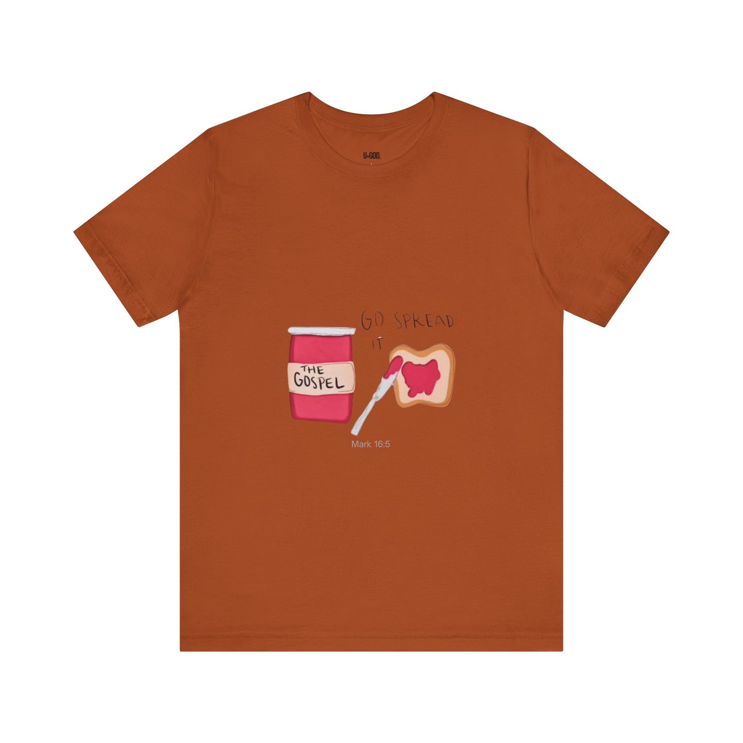 Spread the Good News: Jelly on Bread Design - U+GOD