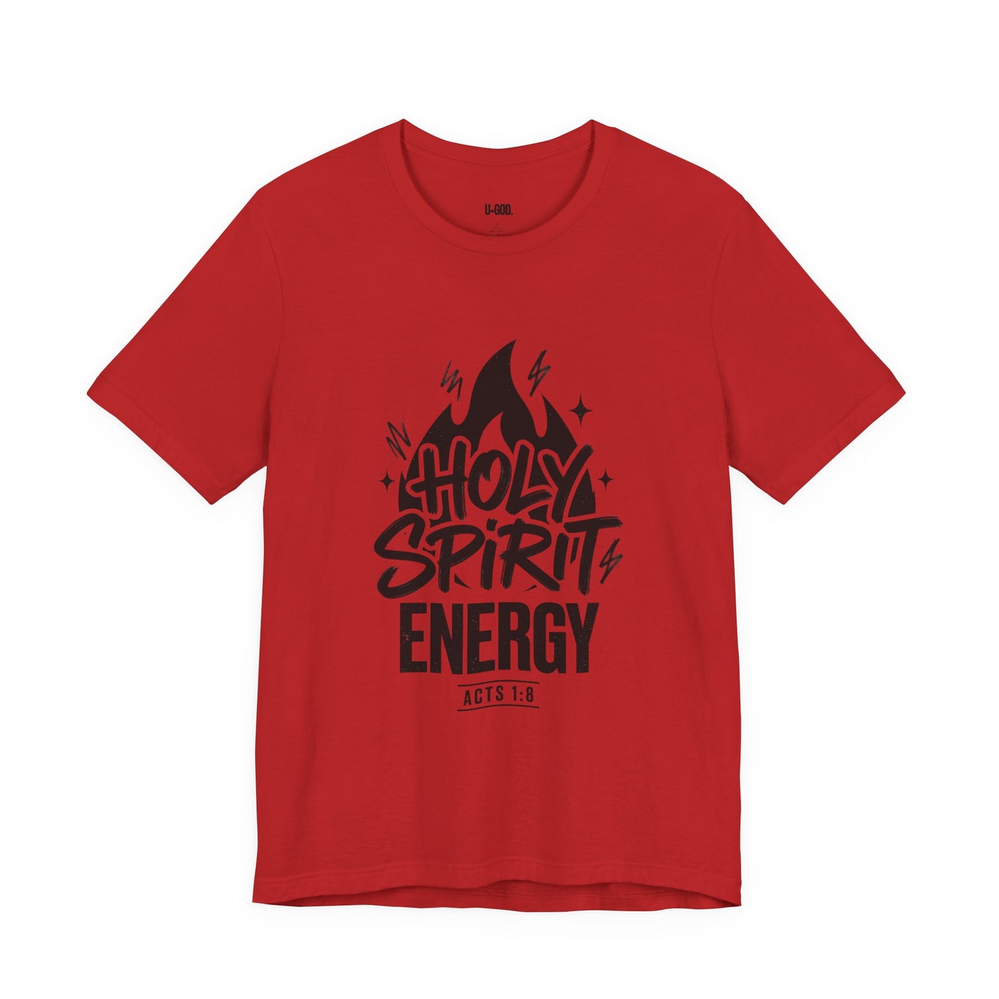 Holy Spirit Energy T-Shirt — Christian Streetwear Groovy Typography