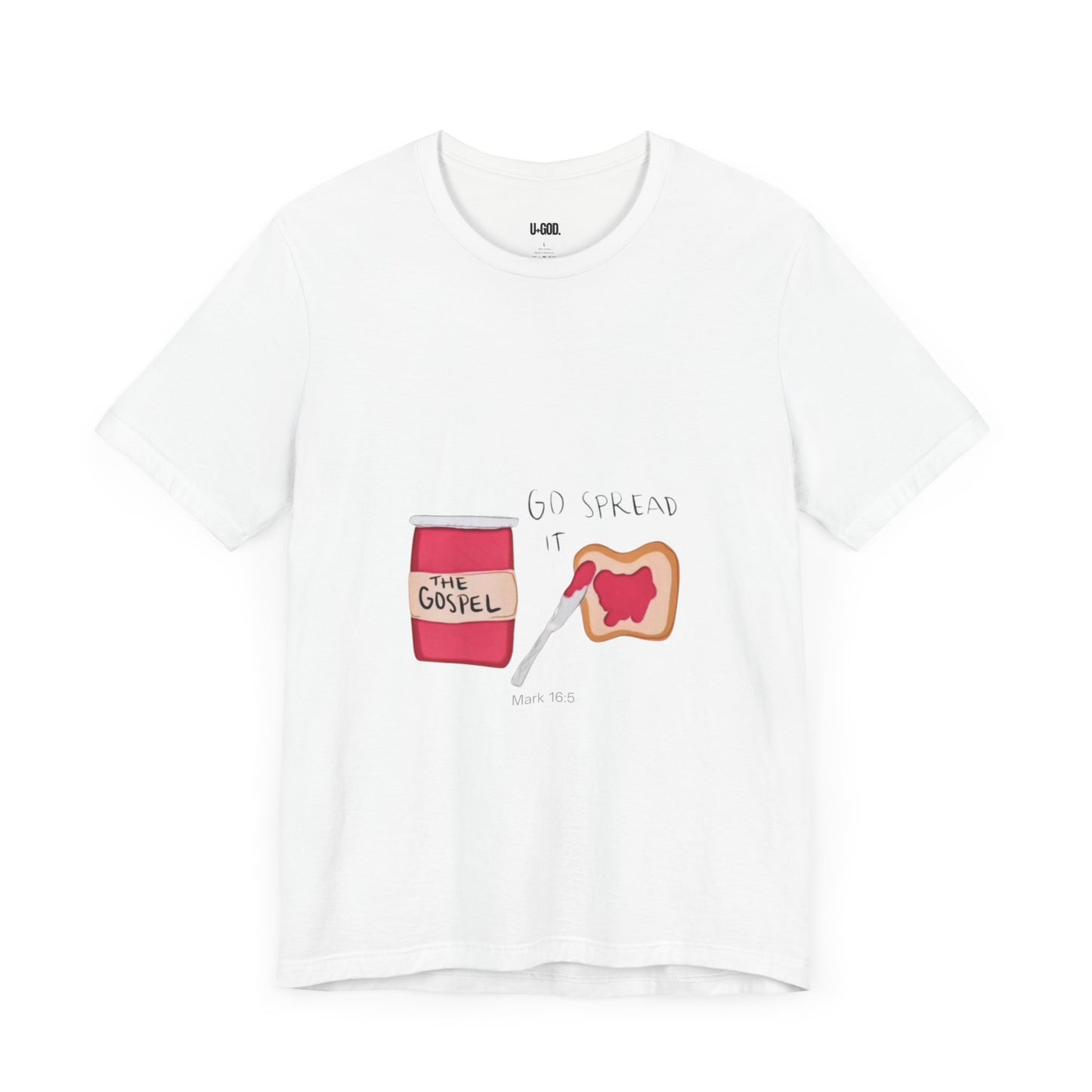 Spread the Good News: Jelly on Bread Design - U+GOD