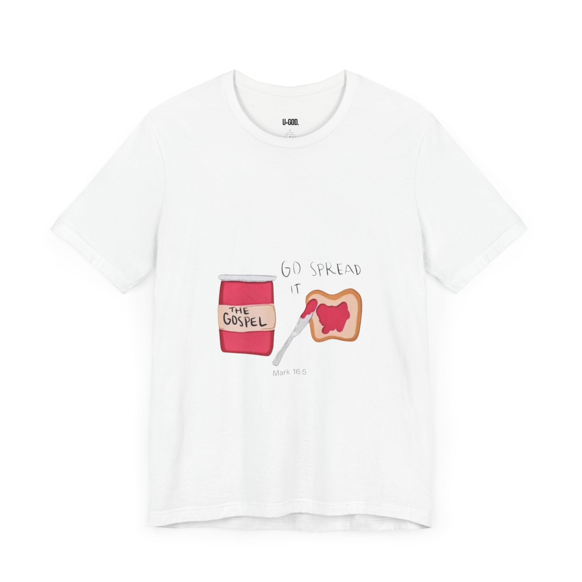 Spread the Good News: Jelly on Bread Design - U+GOD