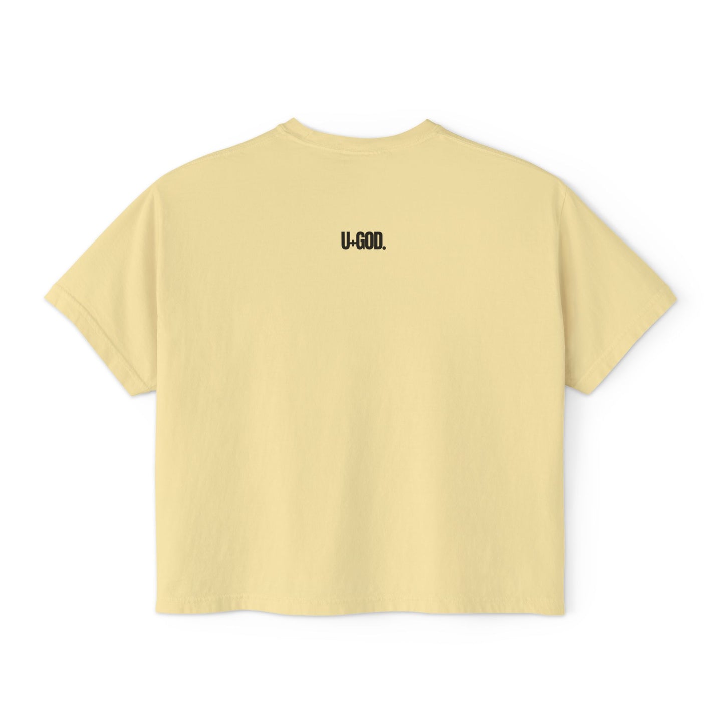 Rooted Boxy Tee — Minimalist Women's Crop Shirt
