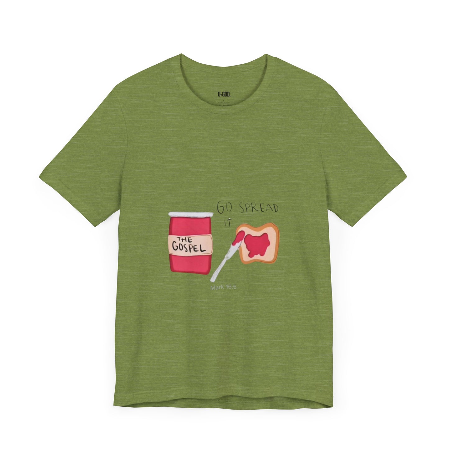 Spread the Good News: Jelly on Bread Design - U+GOD
