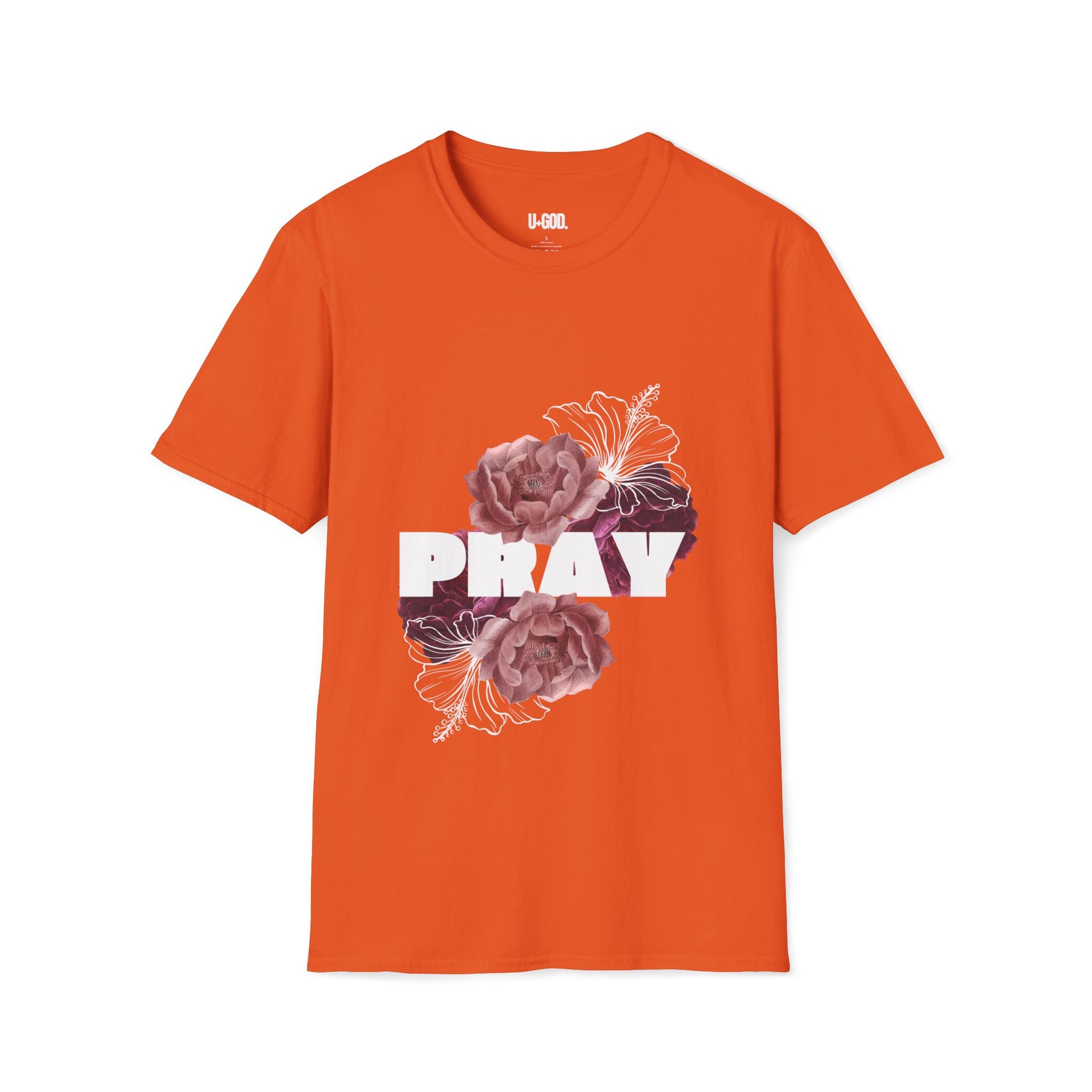 Pray Soft-style T-Shirt | U+God Clothing Line - U+GOD