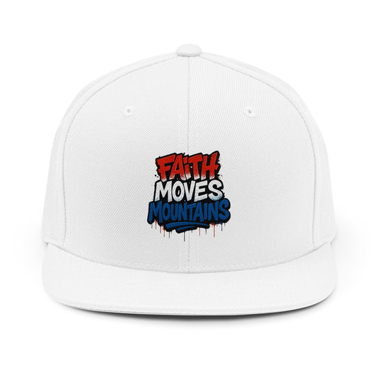 Faith Moves Mountains Snapback Hat