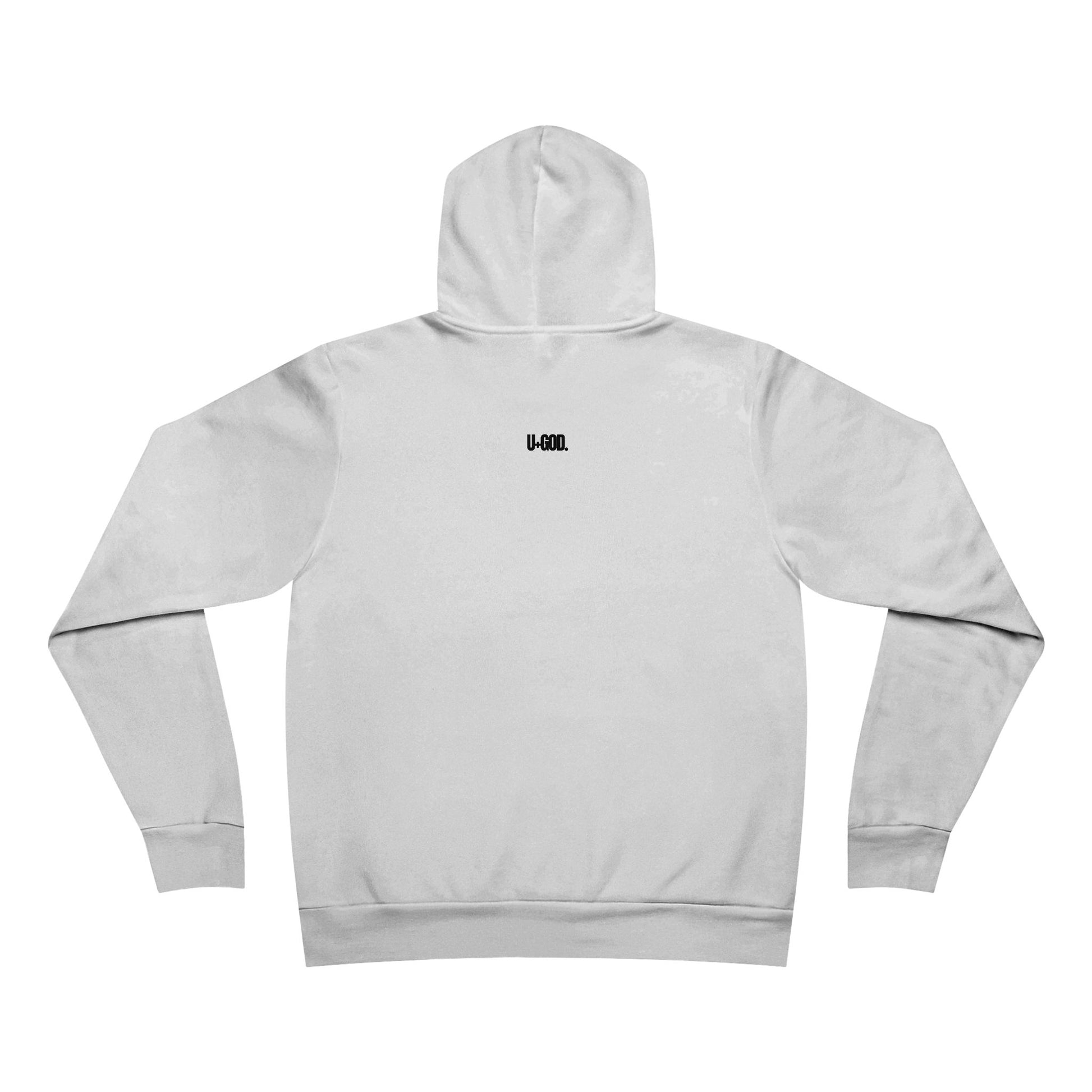 Sponge Fleece Hoodie - Not Today Santan Lady with Colorful Glasses - U+GOD