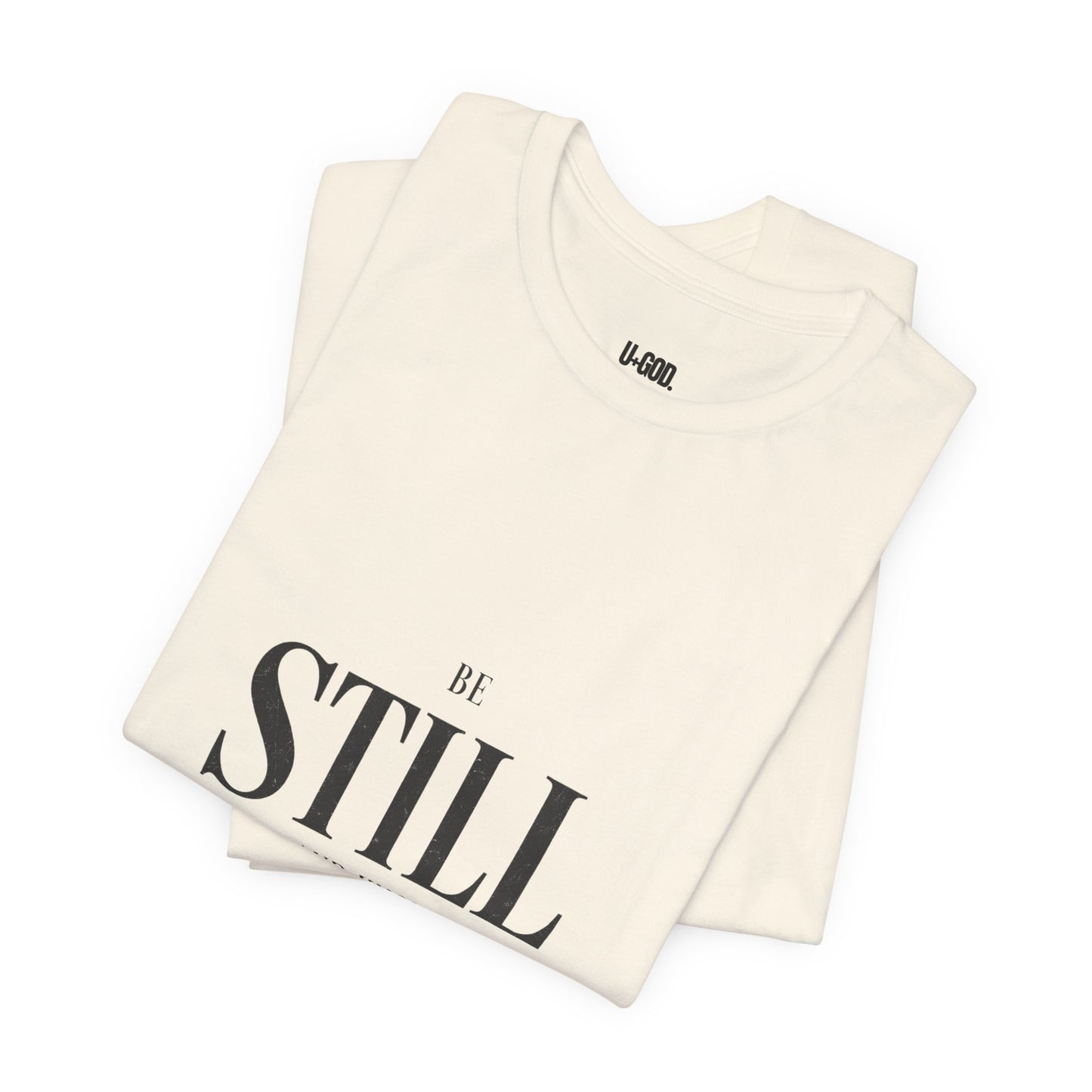 Be Still Christian Tee — Groovy Script Streetwear