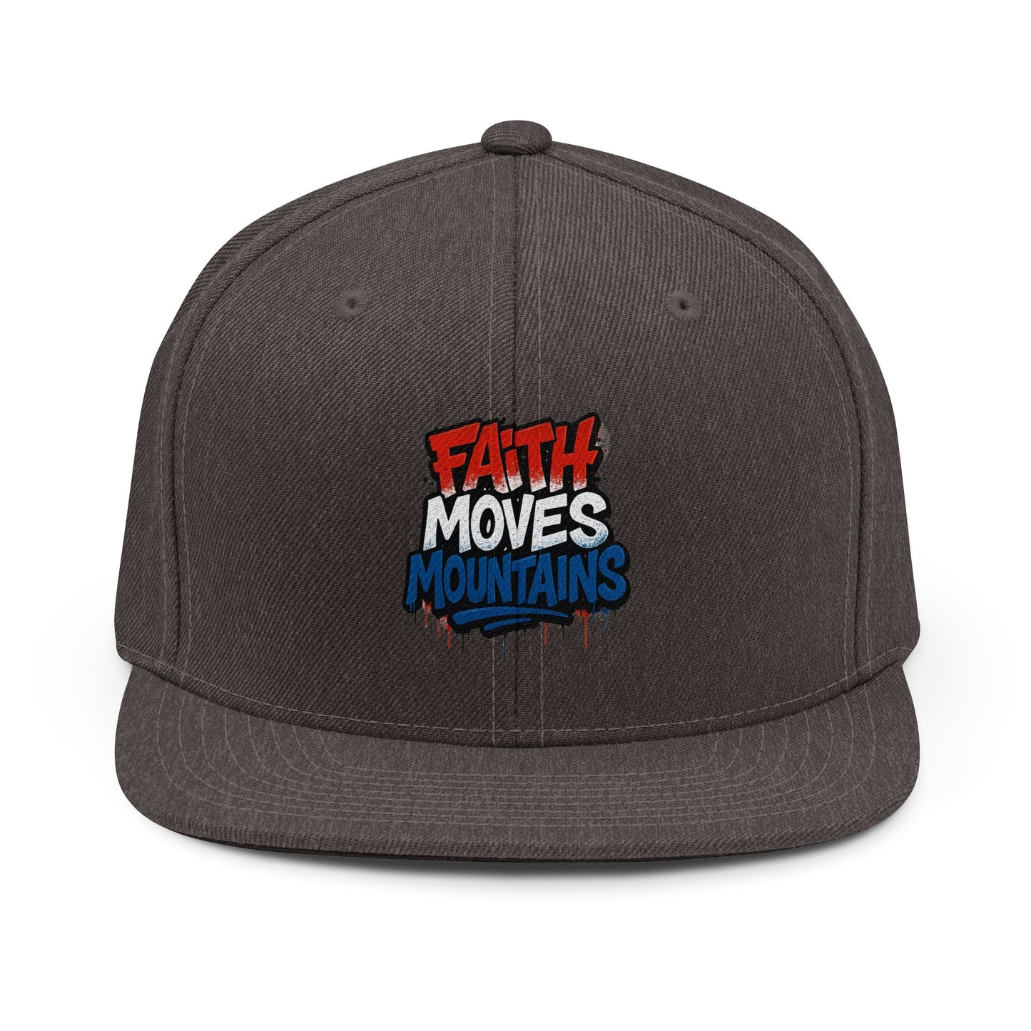 Faith Moves Mountains Snapback Hat