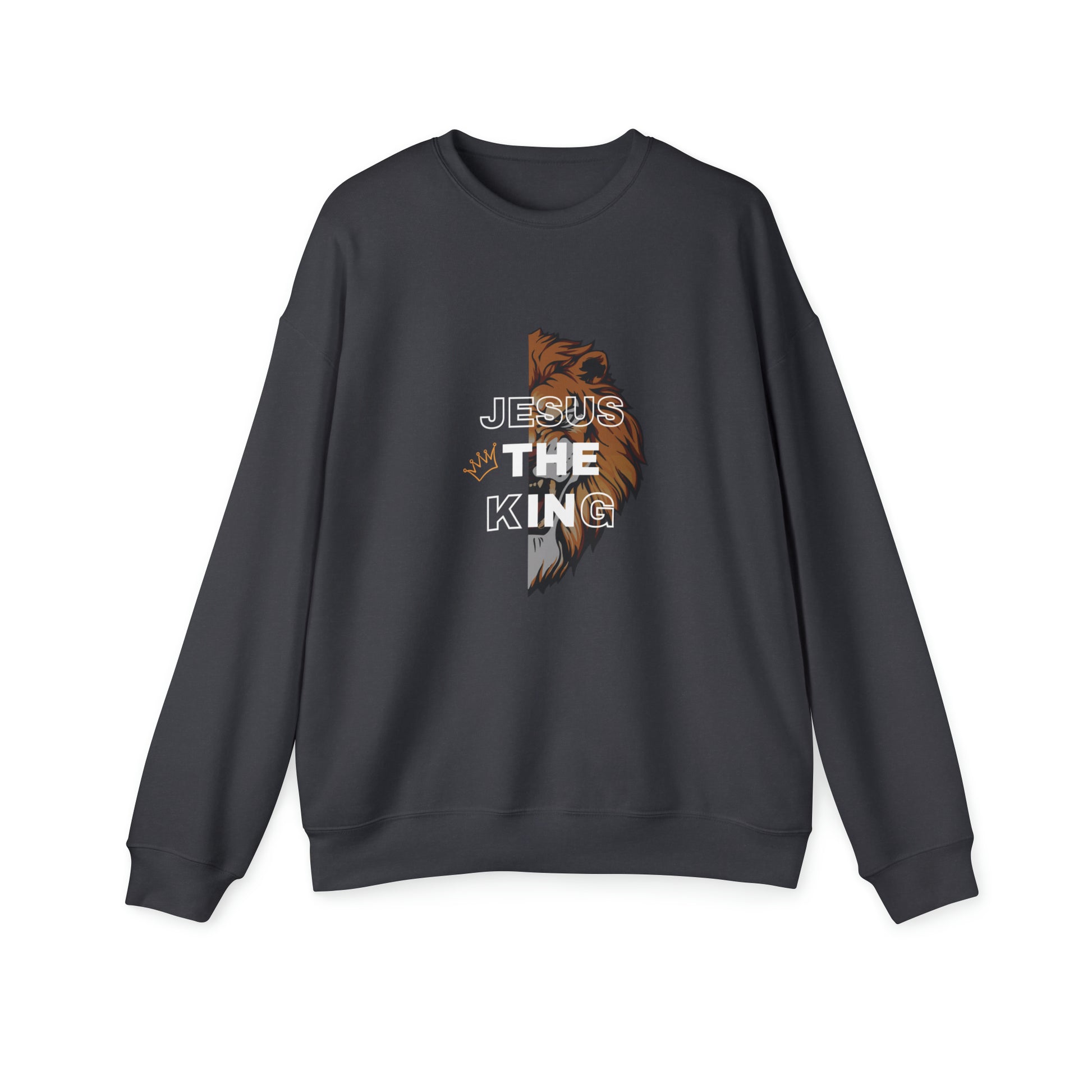 U+GOD Unisex Sweatshirt: Embodying Faith and Empowerment with Jesus the King - U+GOD