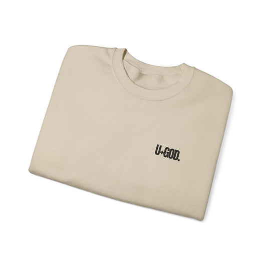 Unisex Crewneck Sweatshirt - U+GOD Design - U+GOD