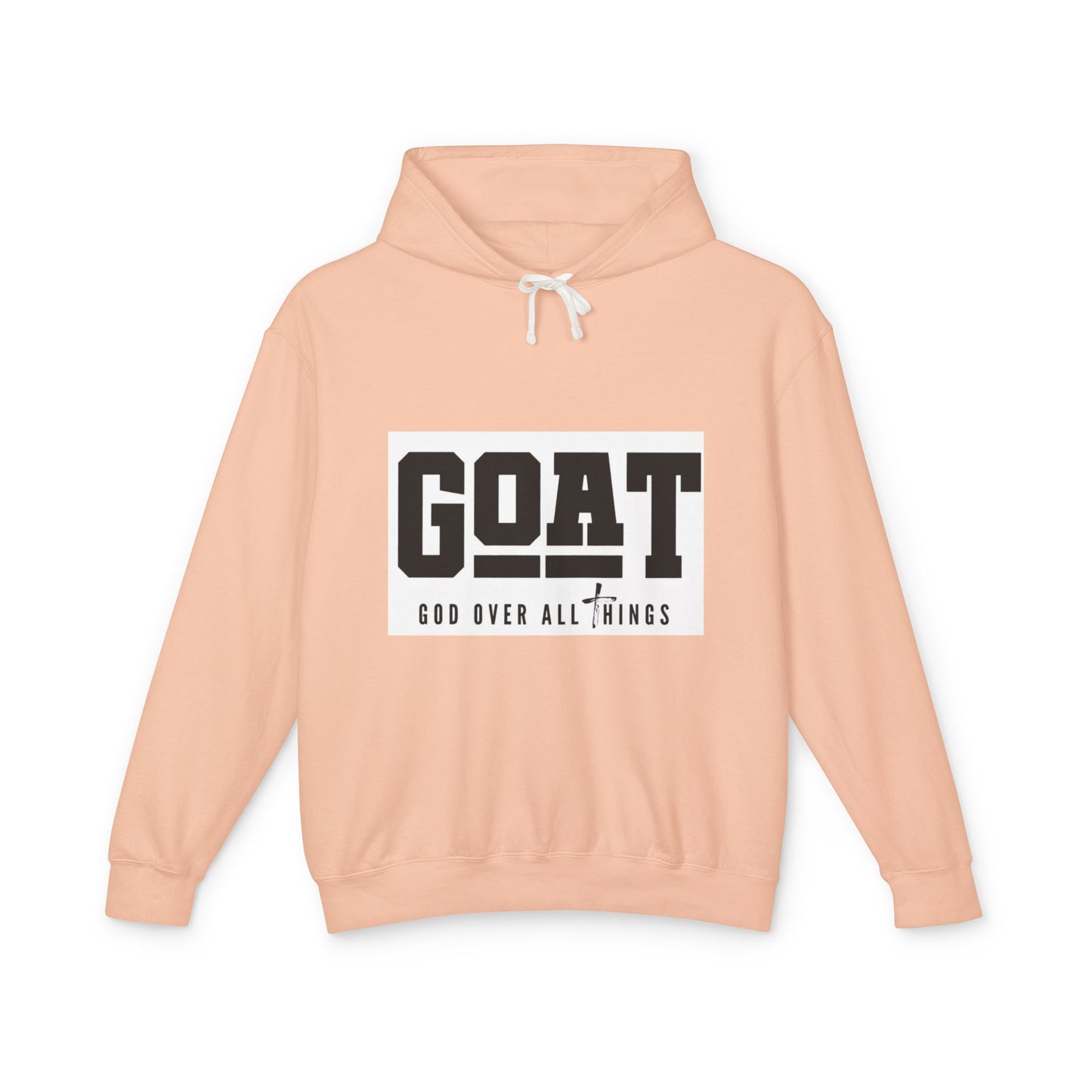 GOAT Hoodie — "God Over All Things" Lightweight Hooded Sweatshirt