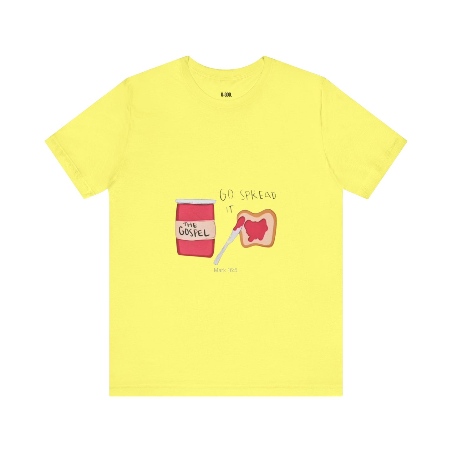 Spread the Good News: Jelly on Bread Design - U+GOD
