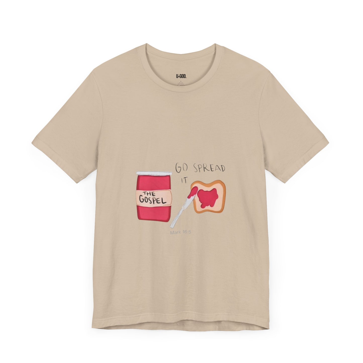 Spread the Good News: Jelly on Bread Design - U+GOD
