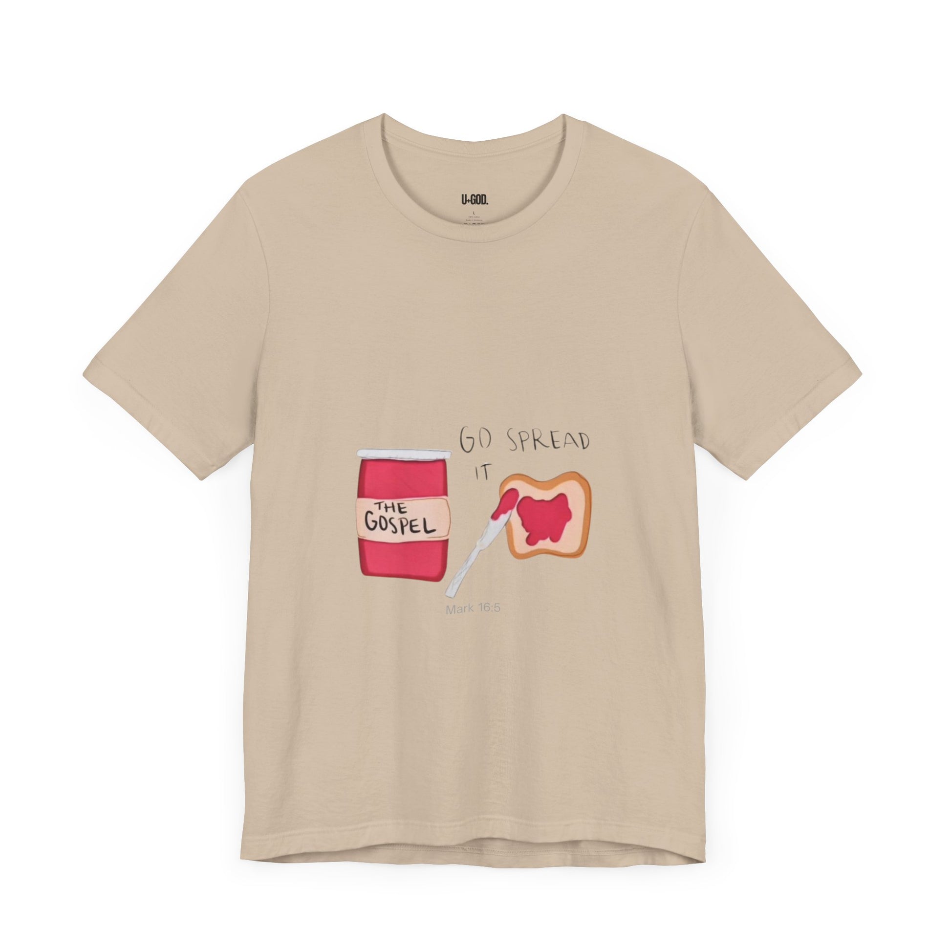 Spread the Good News: Jelly on Bread Design - U+GOD