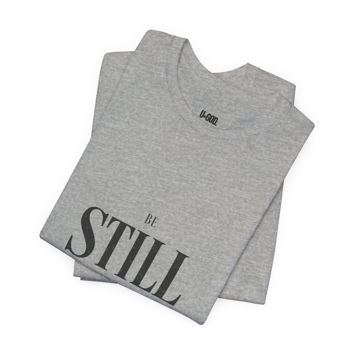Be Still Christian Tee — Groovy Script Streetwear
