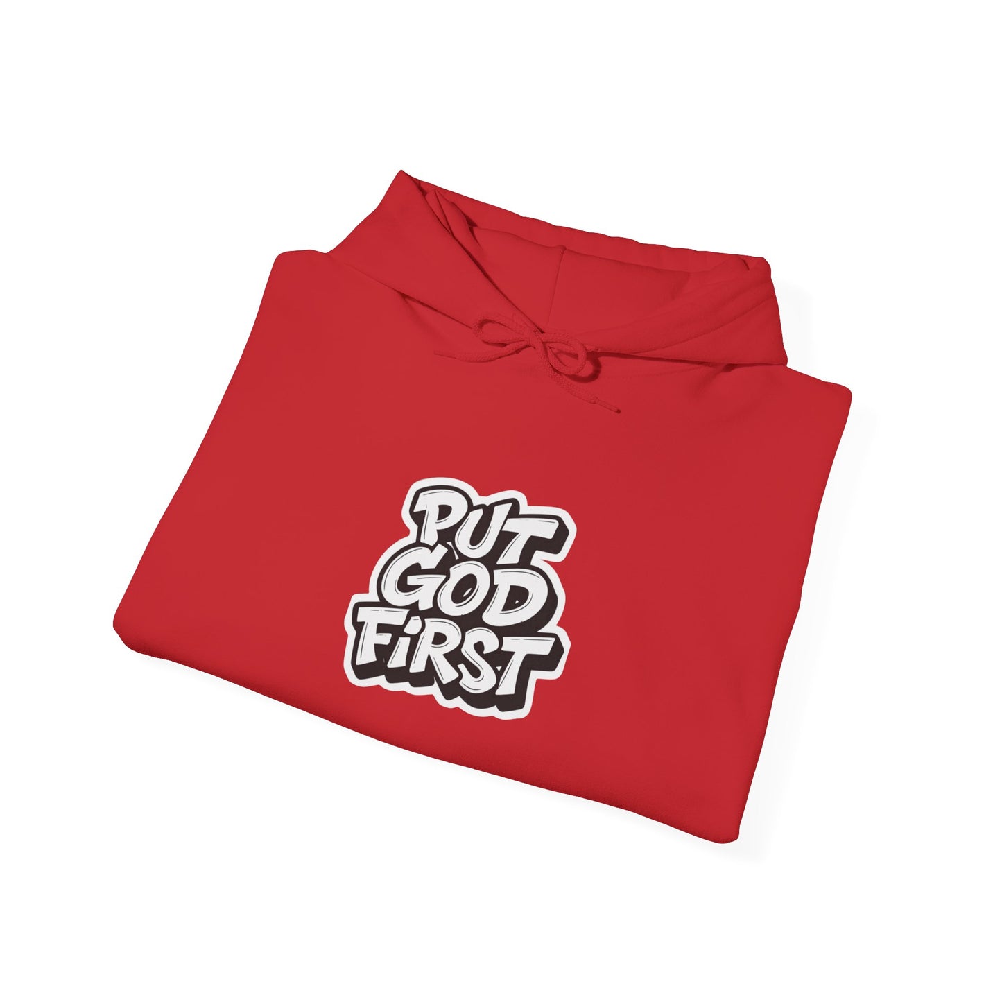 Put God First Hoodie — Christian Faith Pullover