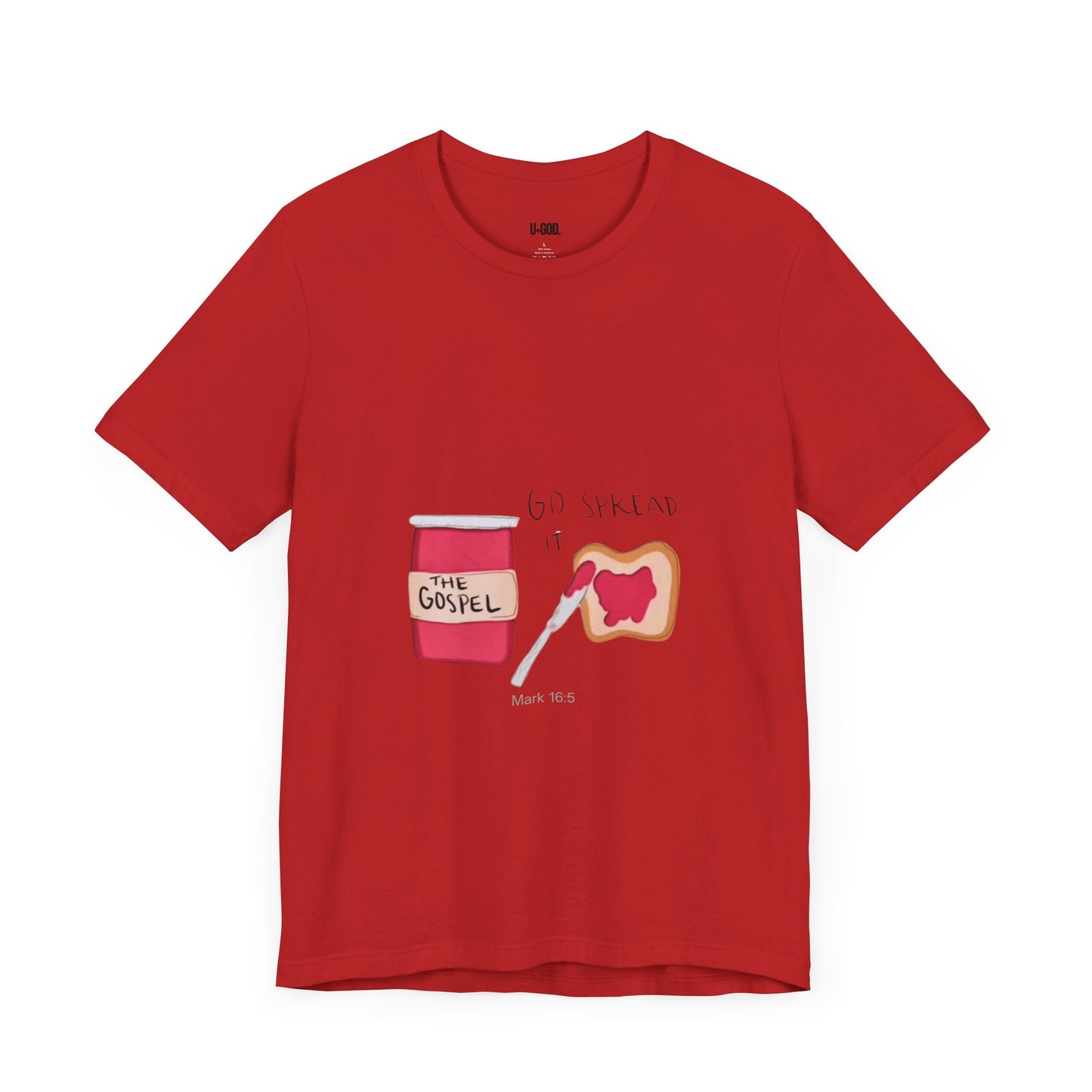 Spread the Good News: Jelly on Bread Design - U+GOD