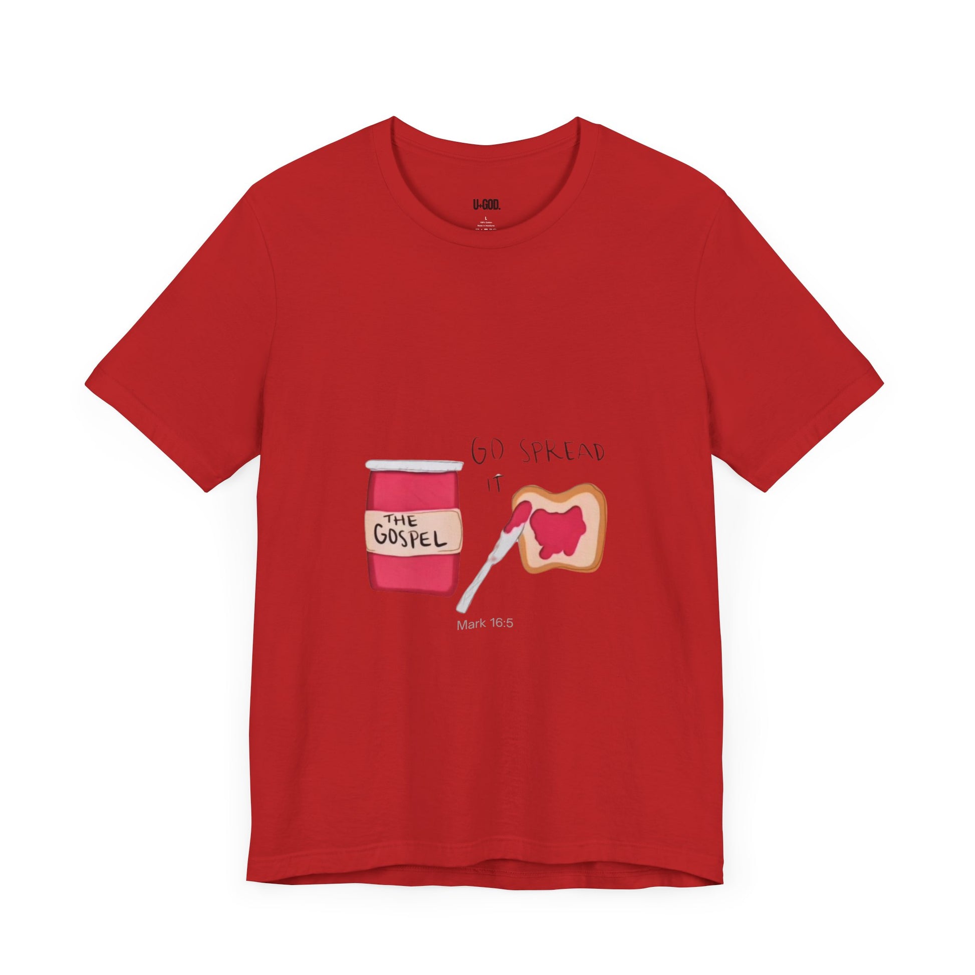 Spread the Good News: Jelly on Bread Design - U+GOD