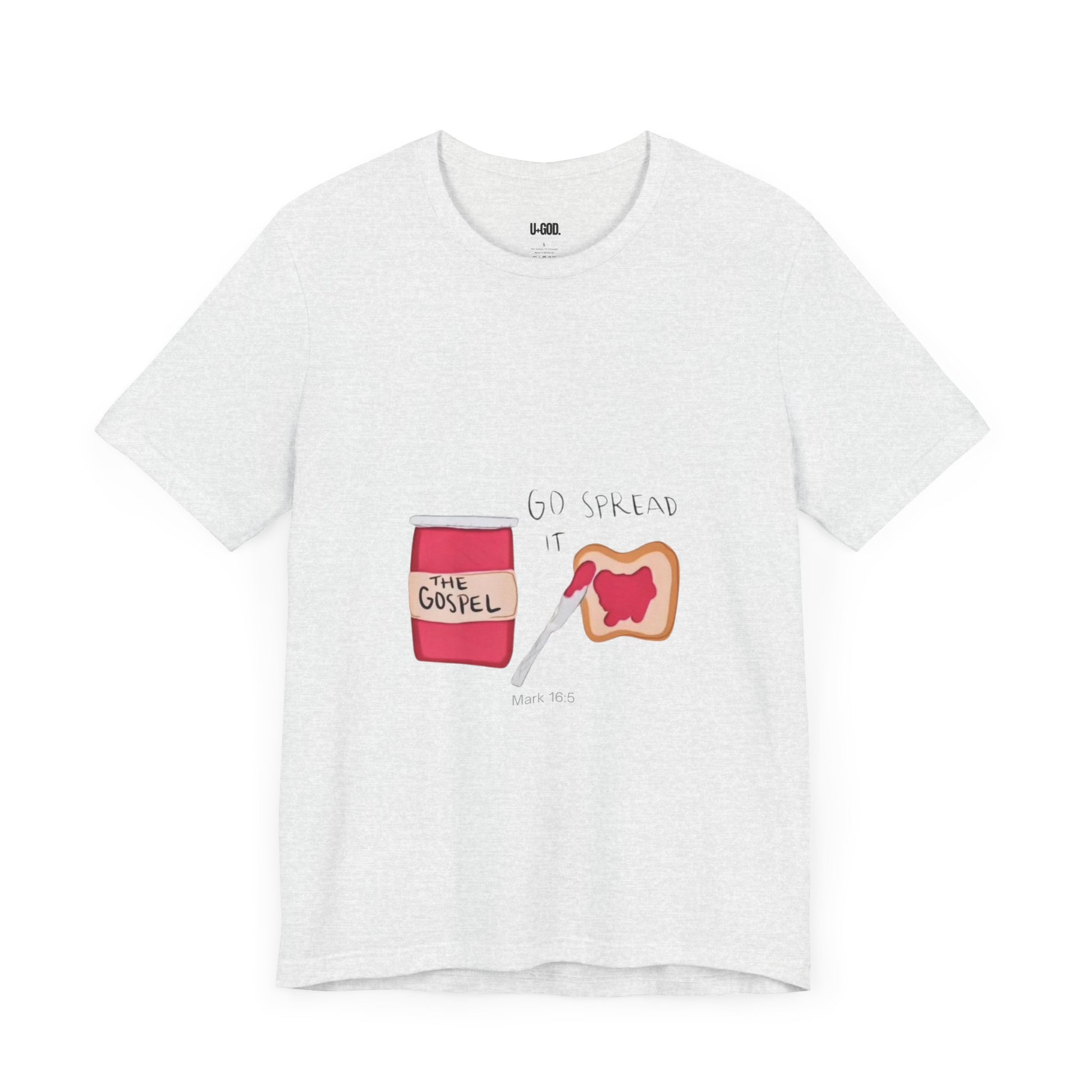 Spread the Good News: Jelly on Bread Design - U+GOD