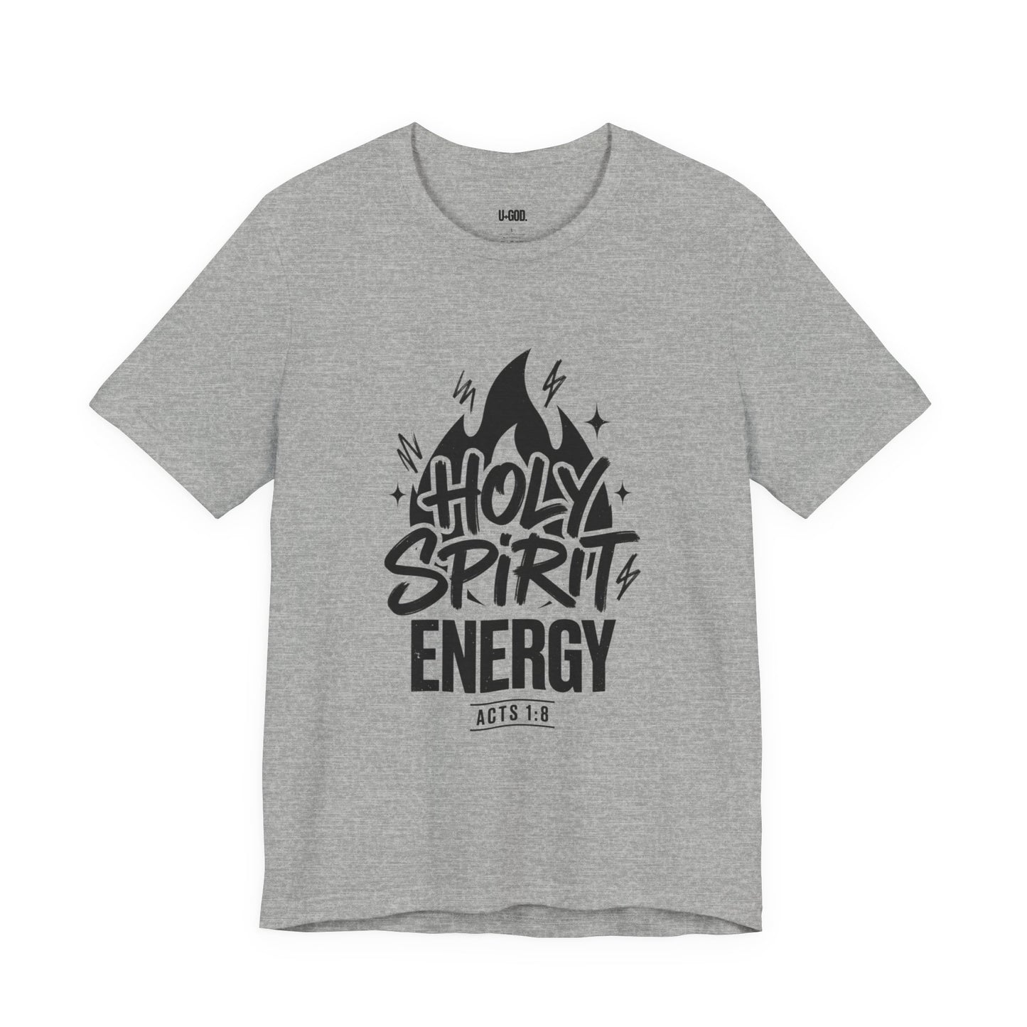 Holy Spirit Energy T-Shirt — Christian Streetwear Groovy Typography