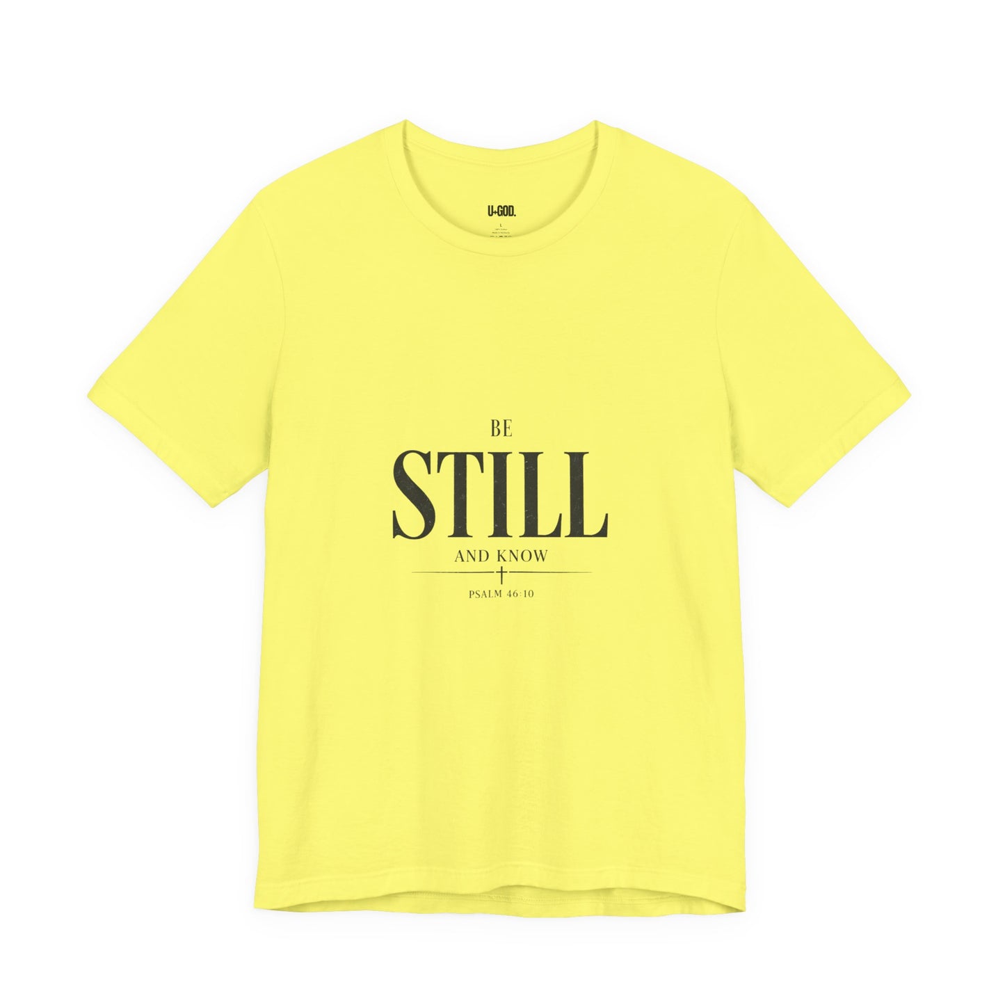 Be Still Christian Tee — Groovy Script Streetwear