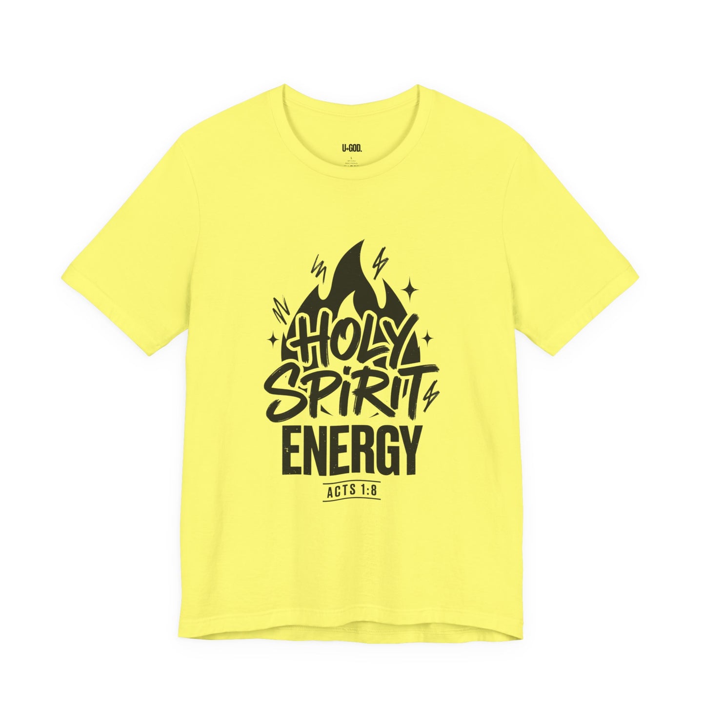Holy Spirit Energy T-Shirt — Christian Streetwear Groovy Typography