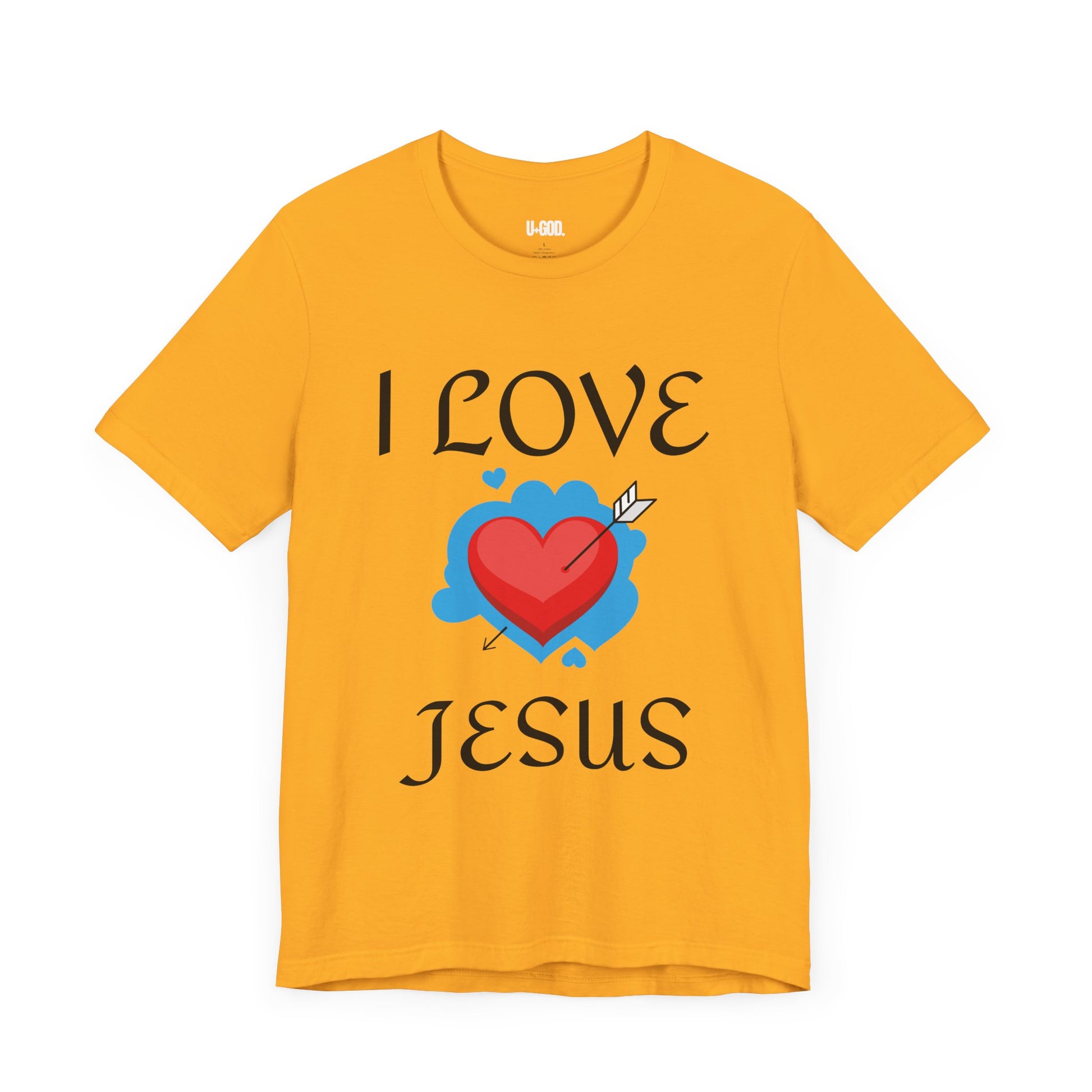 Unisex I love Jesus Tee - U+GOD