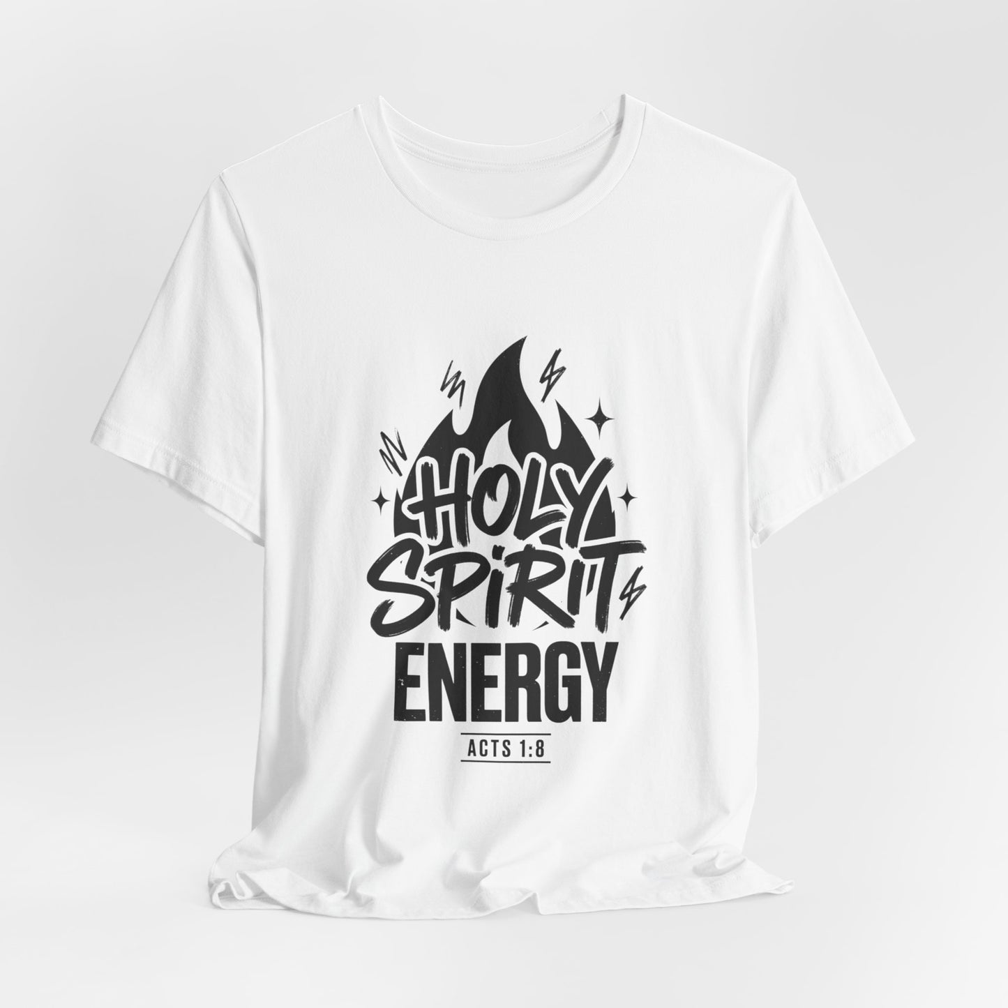 Holy Spirit Energy T-Shirt — Christian Streetwear Groovy Typography