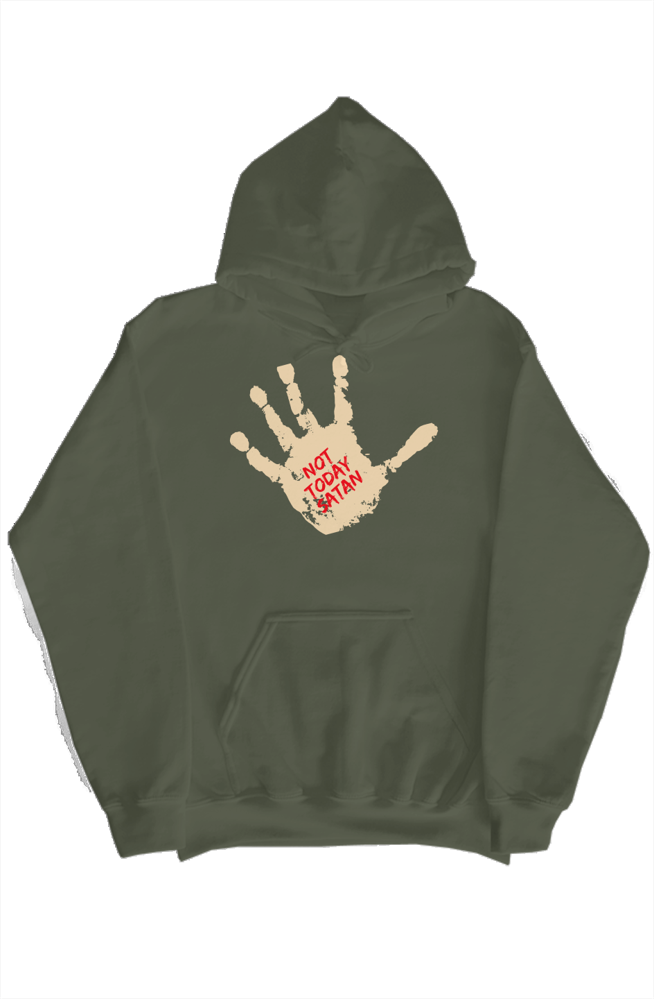 Not today Satan hoodie 