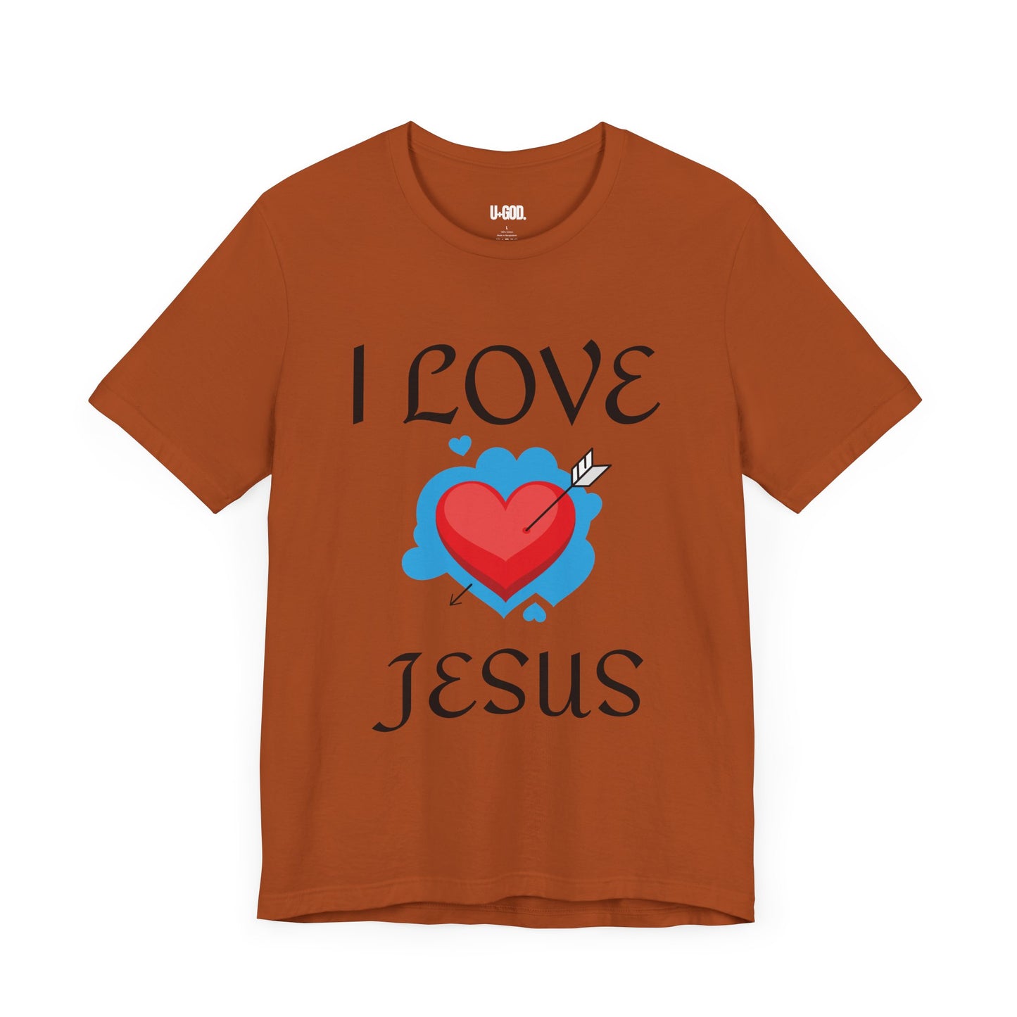 Unisex I love Jesus Tee - U+GOD