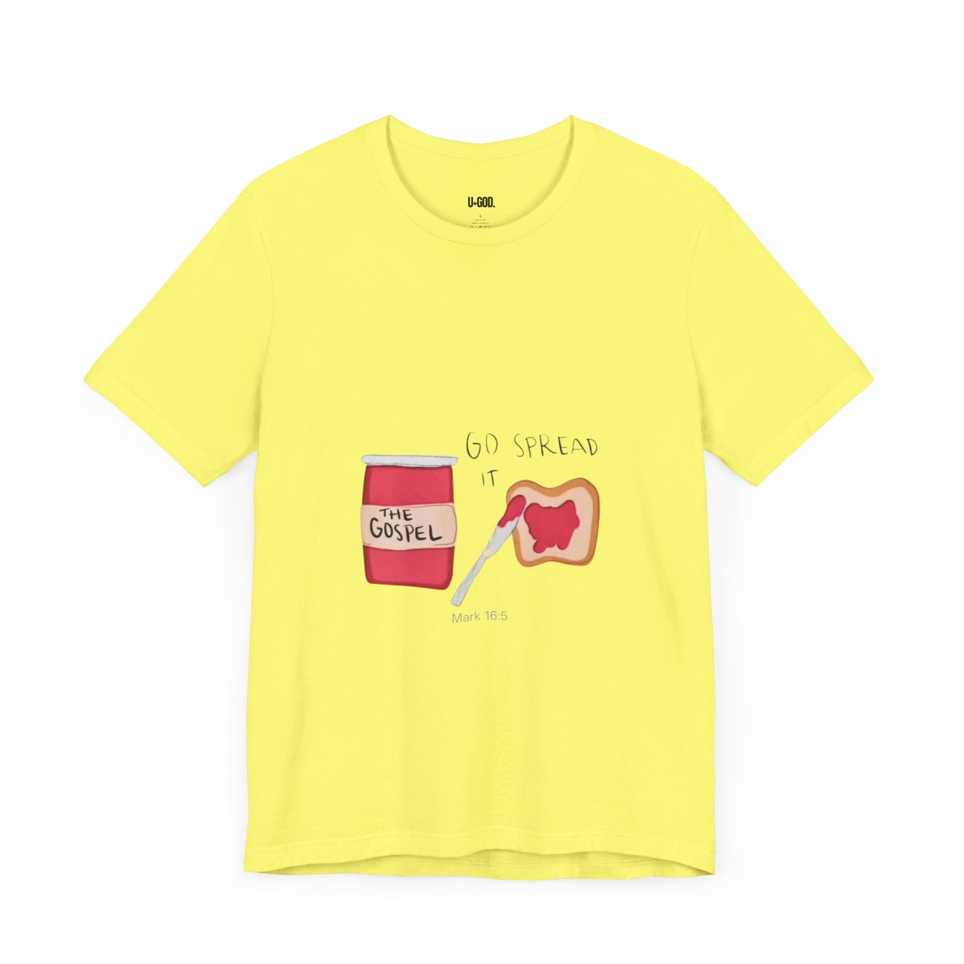 Spread the Good News: Jelly on Bread Design - U+GOD