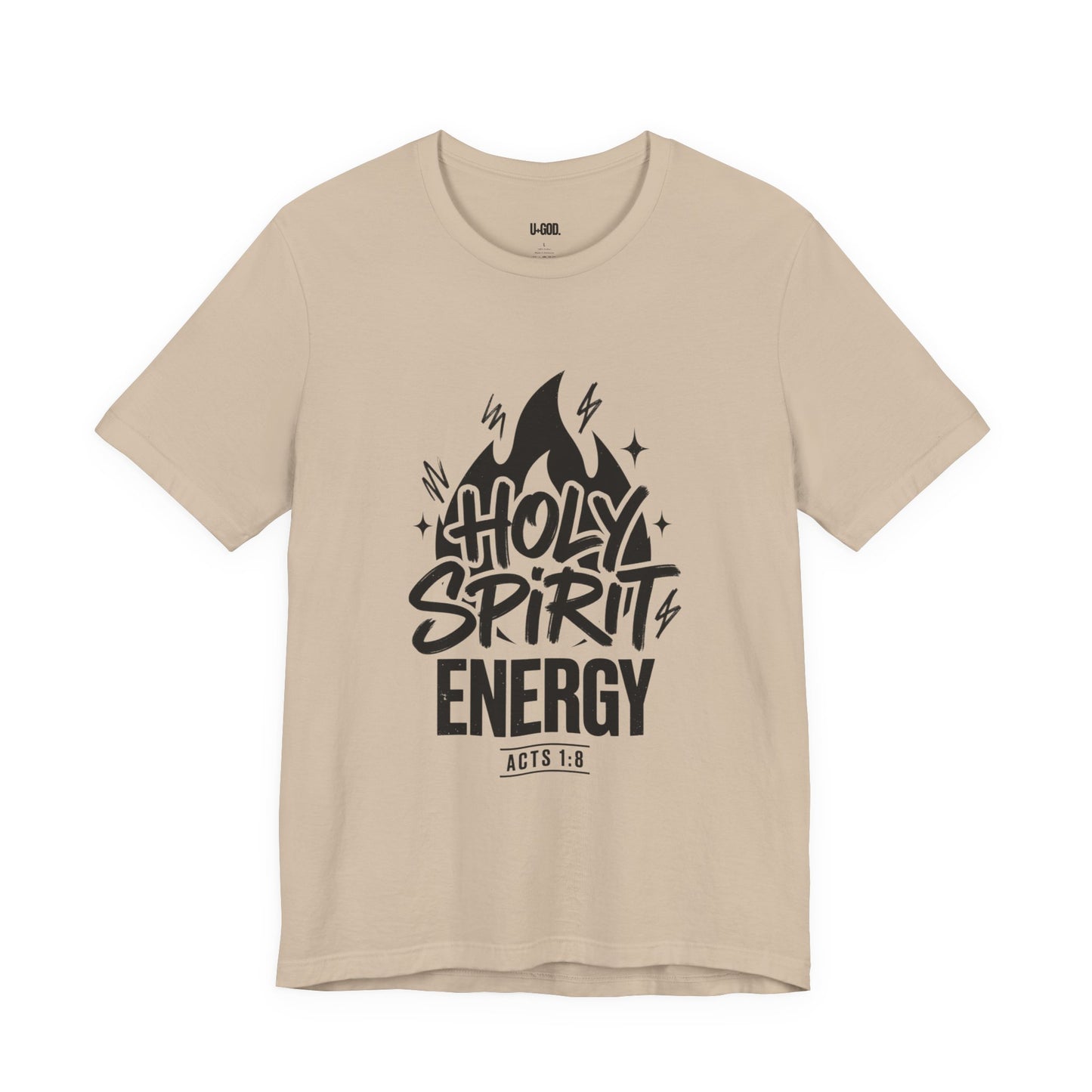 Holy Spirit Energy T-Shirt — Christian Streetwear Groovy Typography