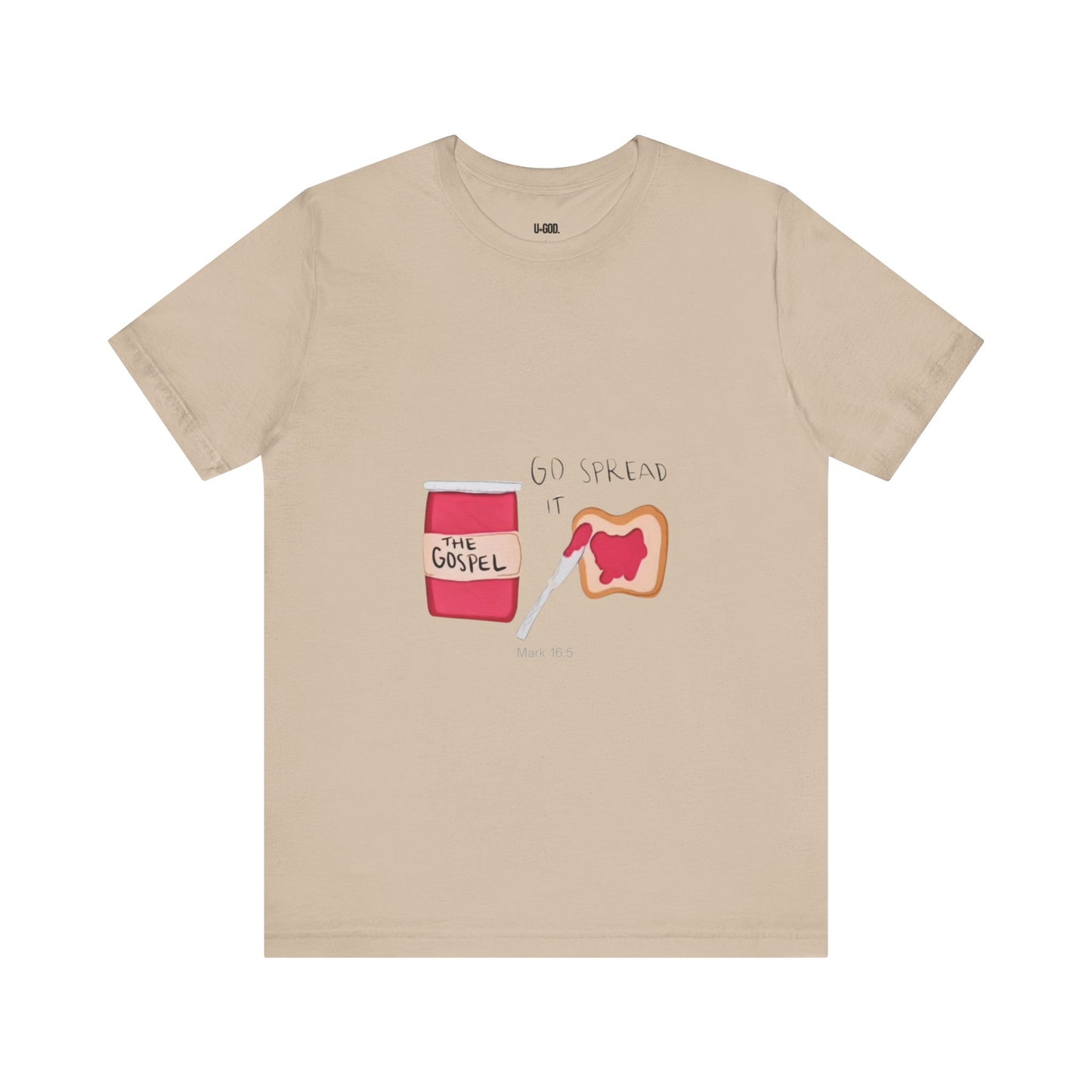 Spread the Good News: Jelly on Bread Design - U+GOD