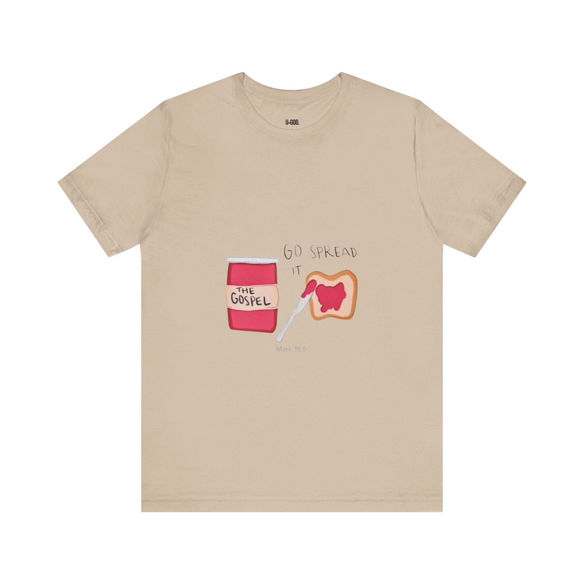 Spread the Good News: Jelly on Bread Design - U+GOD
