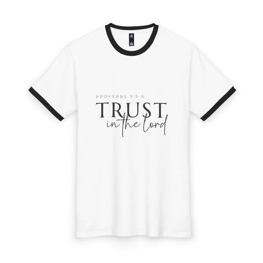 Men's Ringer Tee 'Trust in the Lord'