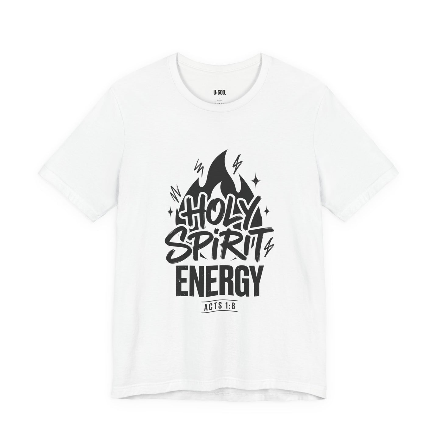 Holy Spirit Energy T-Shirt — Christian Streetwear Groovy Typography