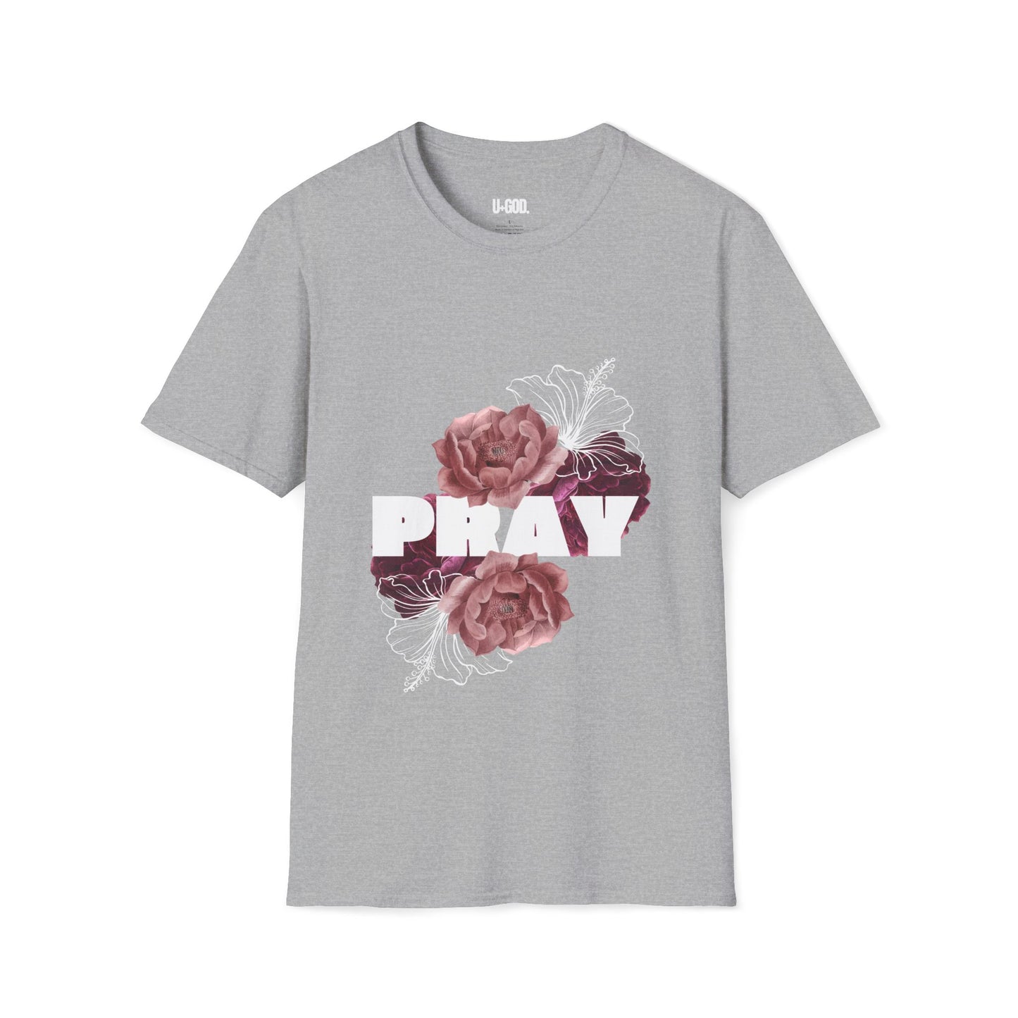 Pray Soft-style T-Shirt | U+God Clothing Line - U+GOD
