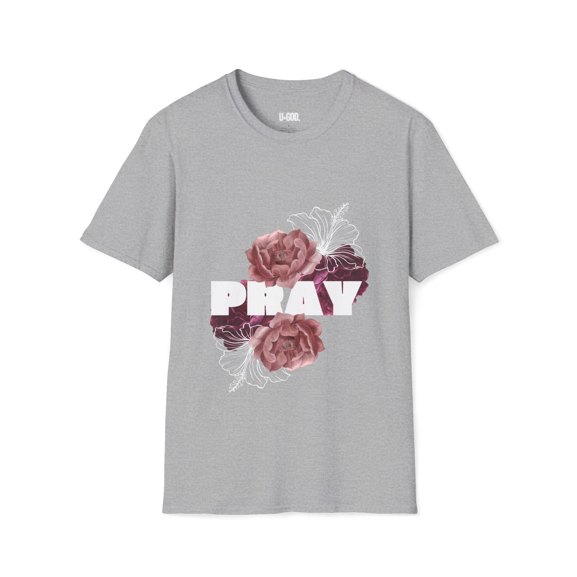 Pray Soft-style T-Shirt | U+God Clothing Line - U+GOD