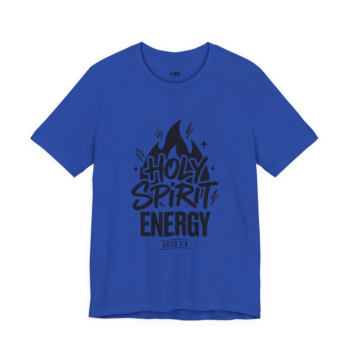 Holy Spirit Energy T-Shirt — Christian Streetwear Groovy Typography